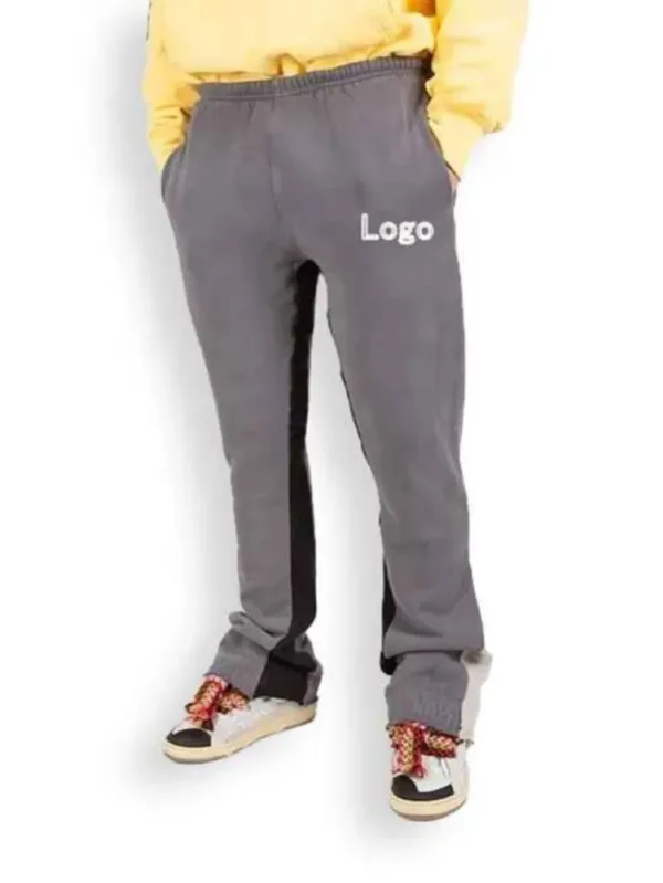 Custom Flared Sweatpants with Elastic Waistband