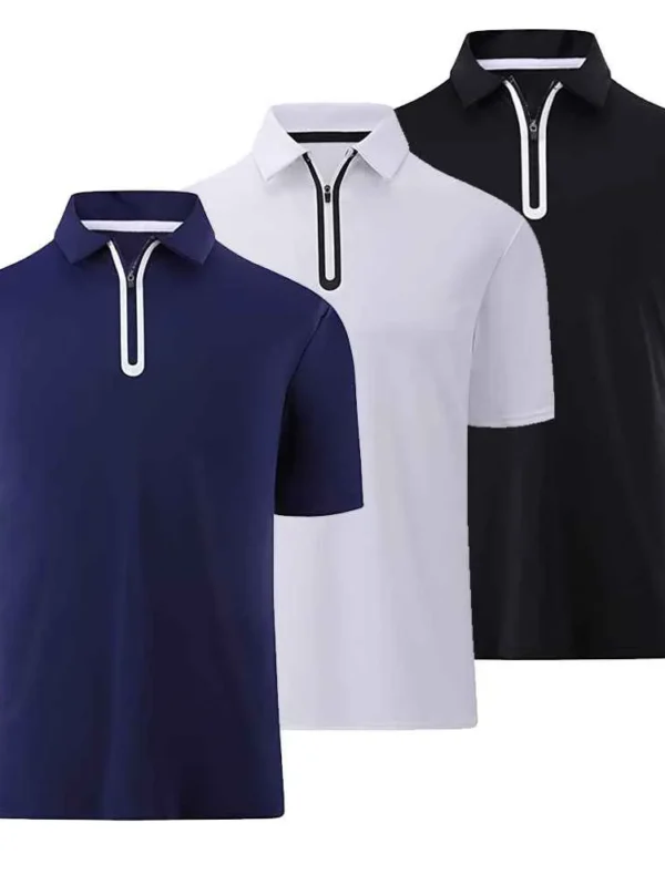 Custom Solid Color Golf Polo Shirt