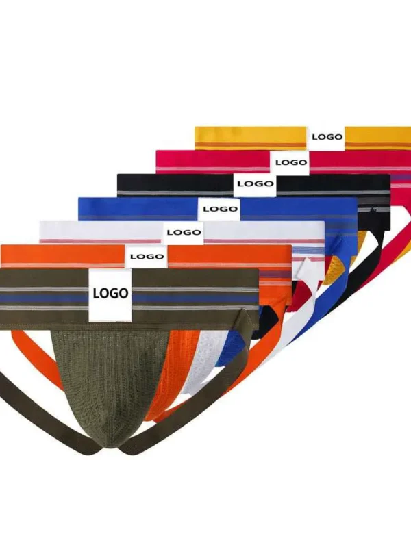 Custom mens logo jock strap underwear men