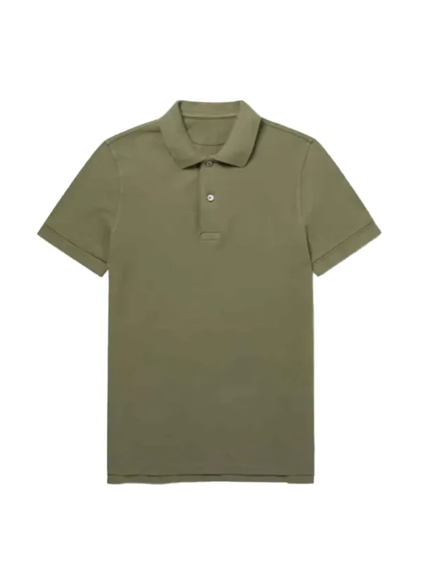High Quality Ribbed Collar Men’s Polos