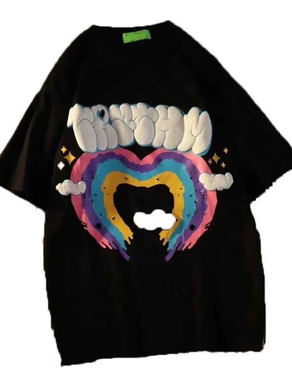 Oversized Cotton O-Neck Custom T-Shirt