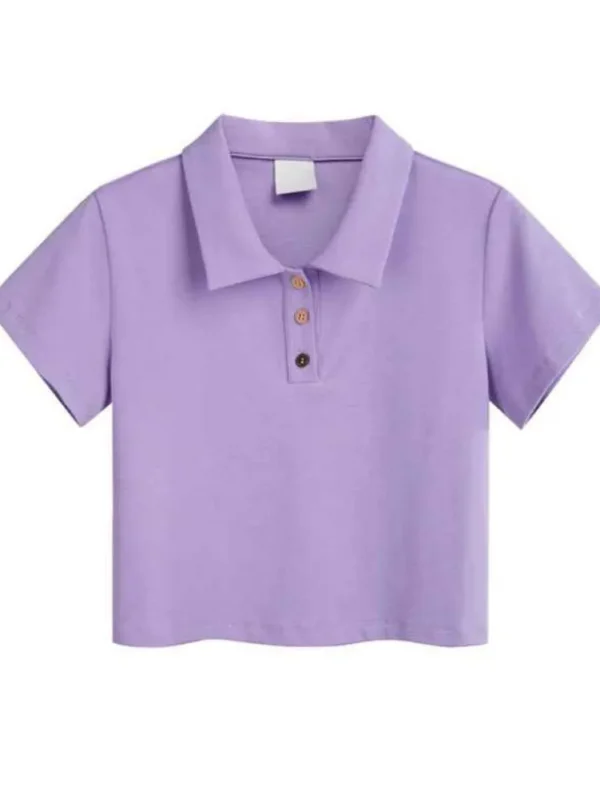 Purple Women’s Breathable Jersey Polo