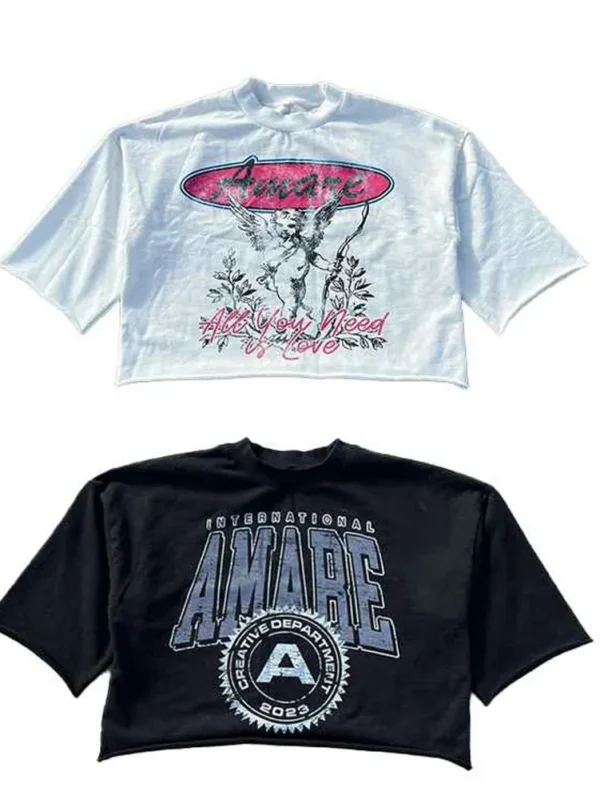 Streetwear Custom Printed Boxy Crew T-Shirts