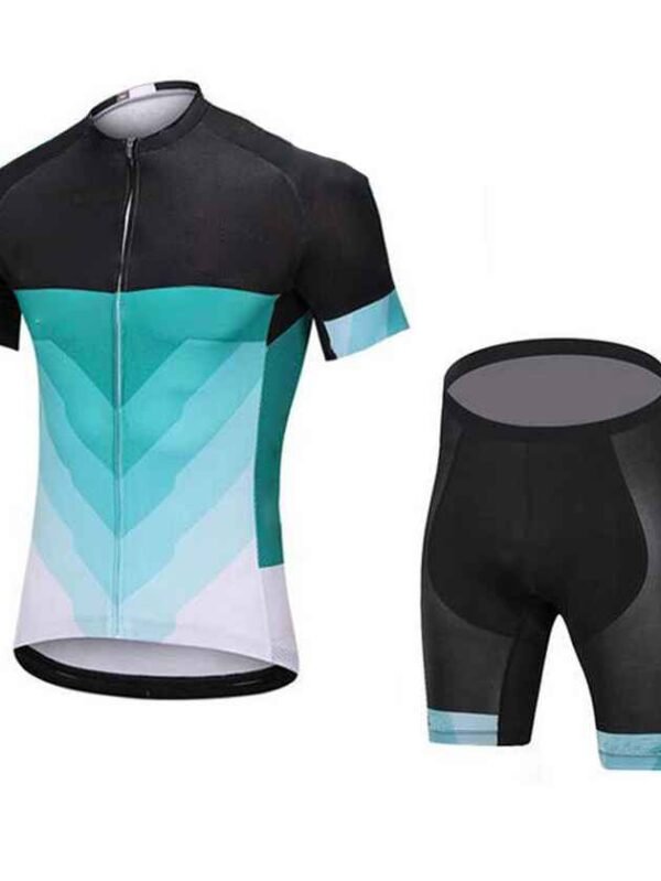 Custom Design Woman Lady Short Sleeve Bicycle Bike Cycling Jersey And Shorts Two Piece Sets
