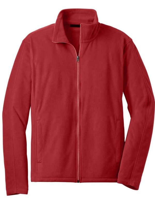 Wholesale Men's Full Zip Up Custom Tech Micro Polar Fleece Jacket Men - Image 3