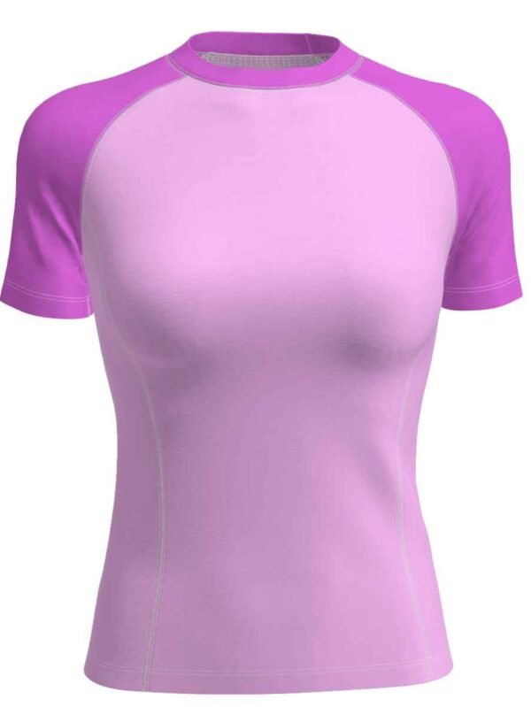 One Piece Swimming Women Short Sleeve Women's Sports Wear Rash guard Swimsuit Surfing Rash Guard