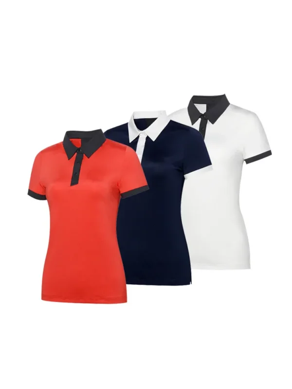 Breathable Cotton Golf T-Shirt for Women
