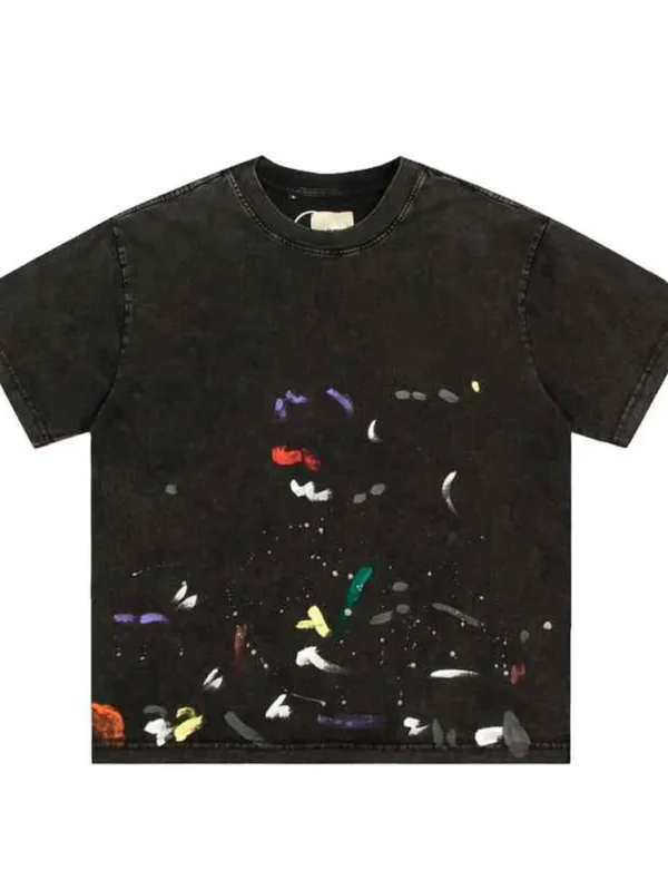 Hand-Painted Graffiti Short-Sleeved Luxury T-shirt