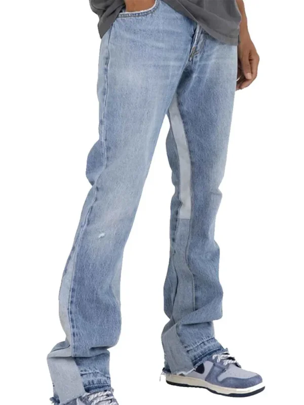 High Custom Cotton Men’s Flare Jeans
