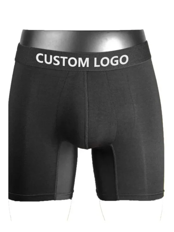 Men’s Custom Logo Bamboo Underwear