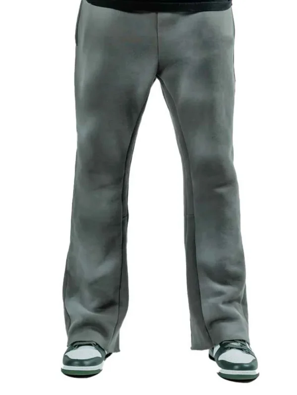 Streetwear Stacked Jogger with Paint Splatter