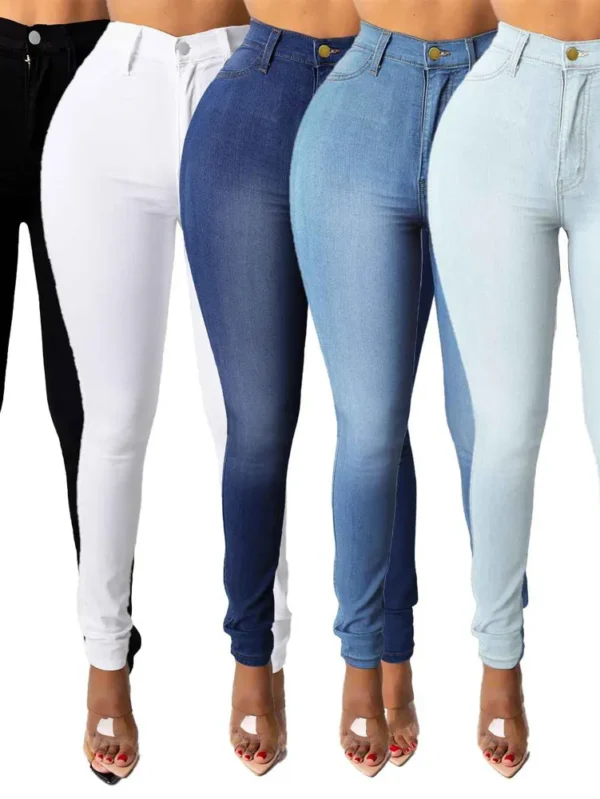 Stretch Denim Women's Skinny Trousers