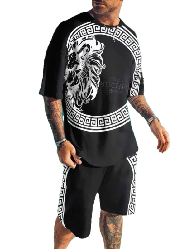 Summer Sportswear T-Shirt and Shorts Set