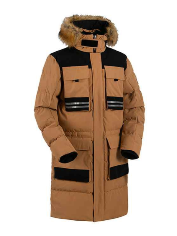 Men Outdoor Fashion Breathable Long Padding Mens Long Parka Parka Bomber