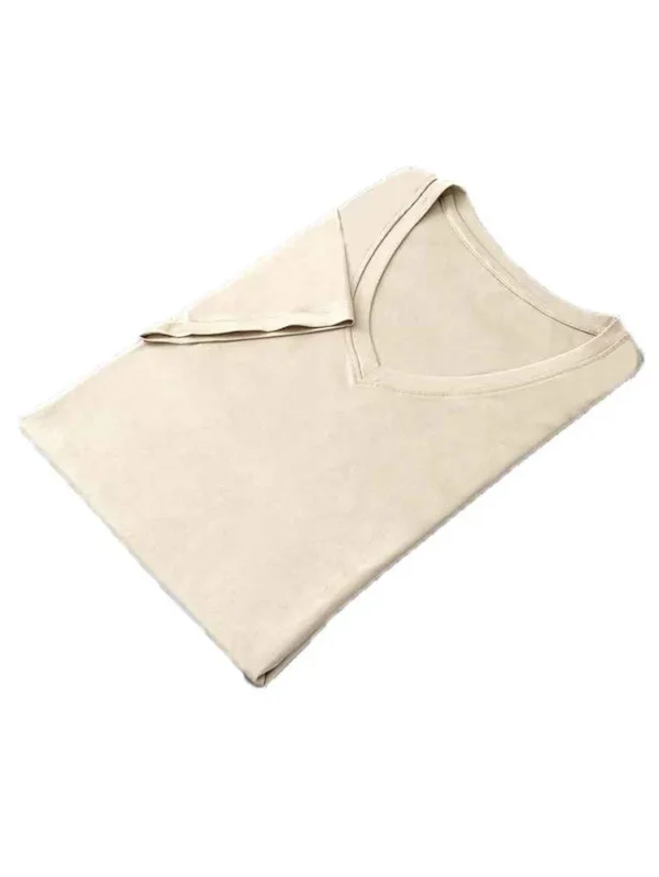 White Printed Plain Summer T-Shirt