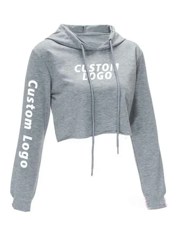 Wholesale Cotton Ladies Blank Tracksuit Tops