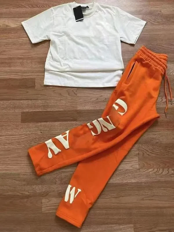 Breathable Cotton Tracksuit - Short Sleeve Men