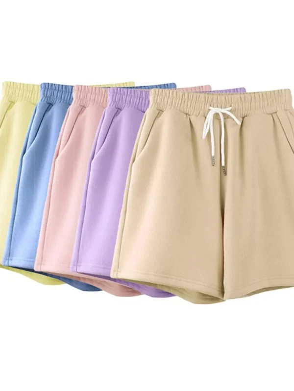 Casual Slim Fit Women’s Elastic Drawstring Shorts