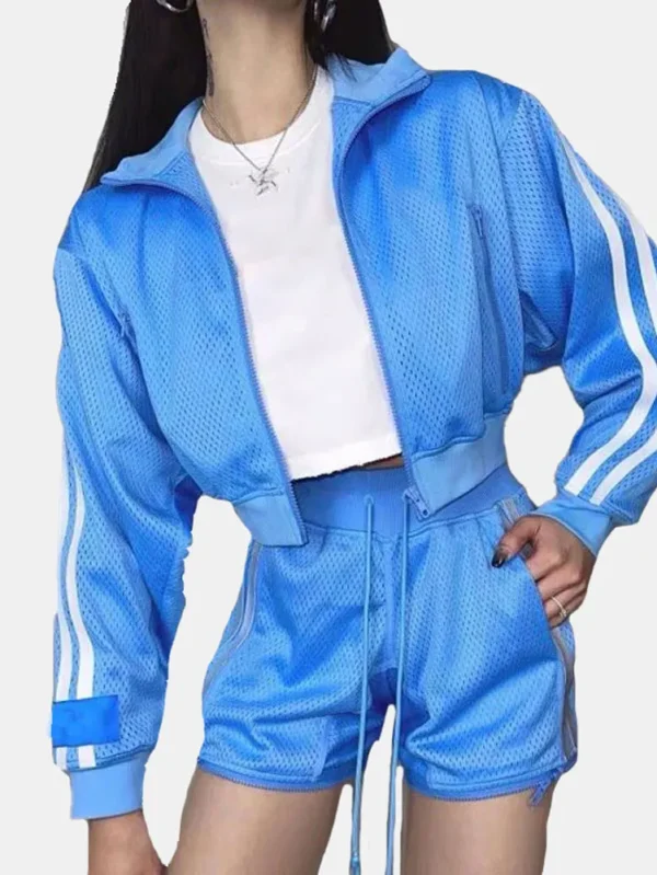 Comfortable Running Set Hoodie and Shorts