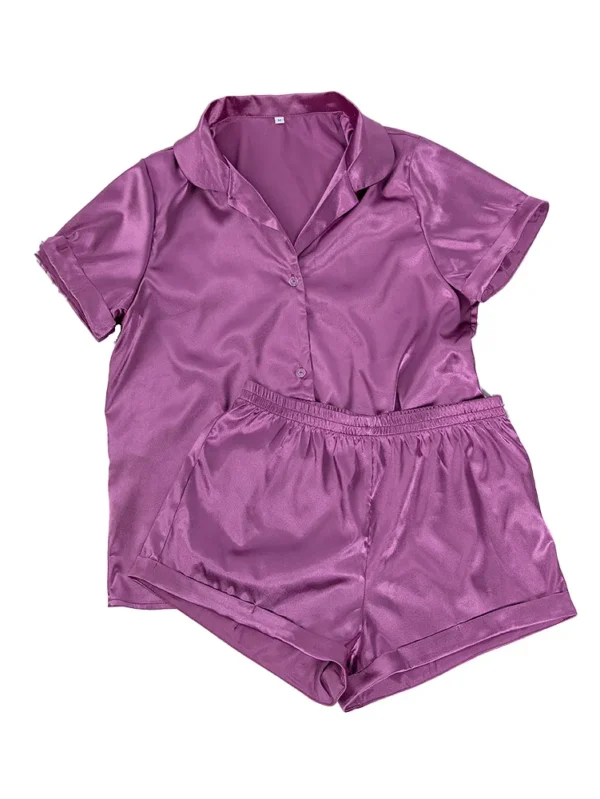 Comfortable Satin Nightwear Set for Ladies
