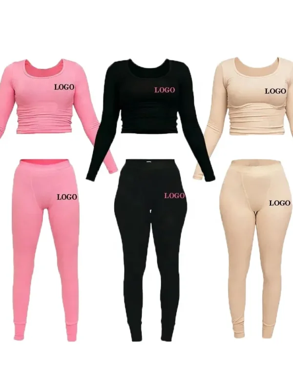 Cozy Two-Piece Ribbed Lounge Set for Women