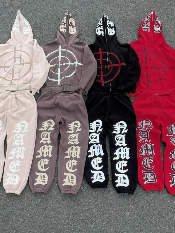 Custom Hoodie and Tracksuit Two-Piece