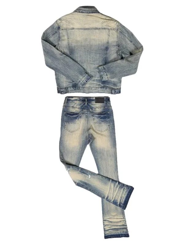 Custom Logo Men's Denim Set