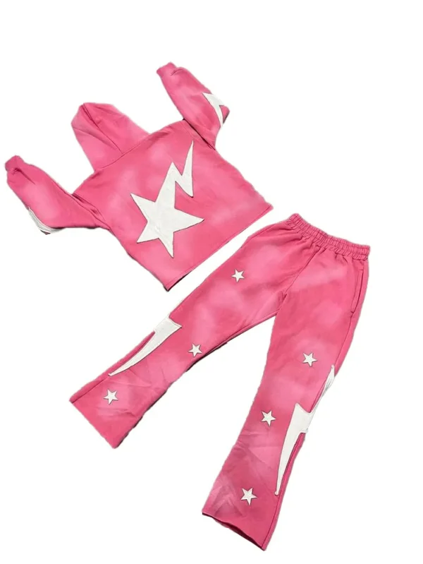 Custom Logo Unisex Tracksuit Jogging Set
