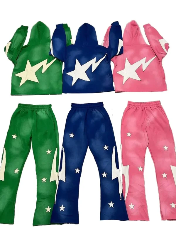 Custom Logo Unisex Tracksuit Jogging Set