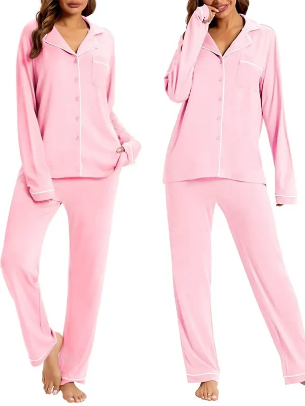 Long Sleeve Bamboo Pajamas for Cozy Nights