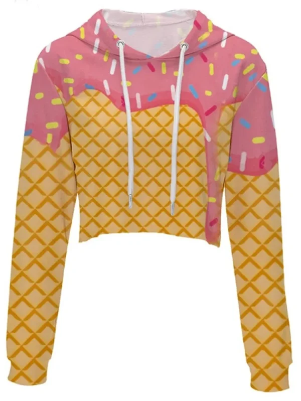 Long-Sleeve Casual Cotton Crop Top Design