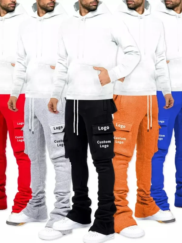 Men’s Full Zipper Tracksuit Fitness Jogging Set