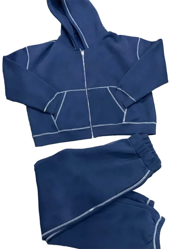 Premium Cotton Fleece Hoodie Shorts Set