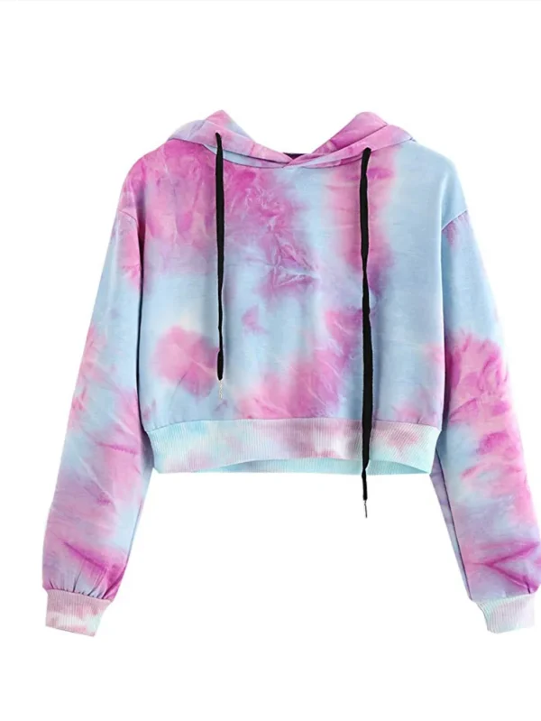 Running Pullover Women’s Cotton Crop Sweatshirt