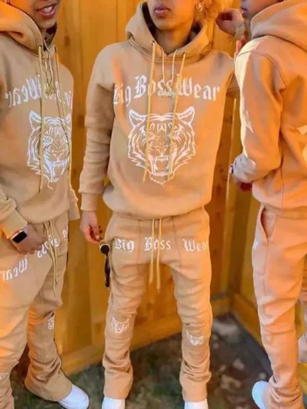 Sportswear Hoodie and Sweatpants Set