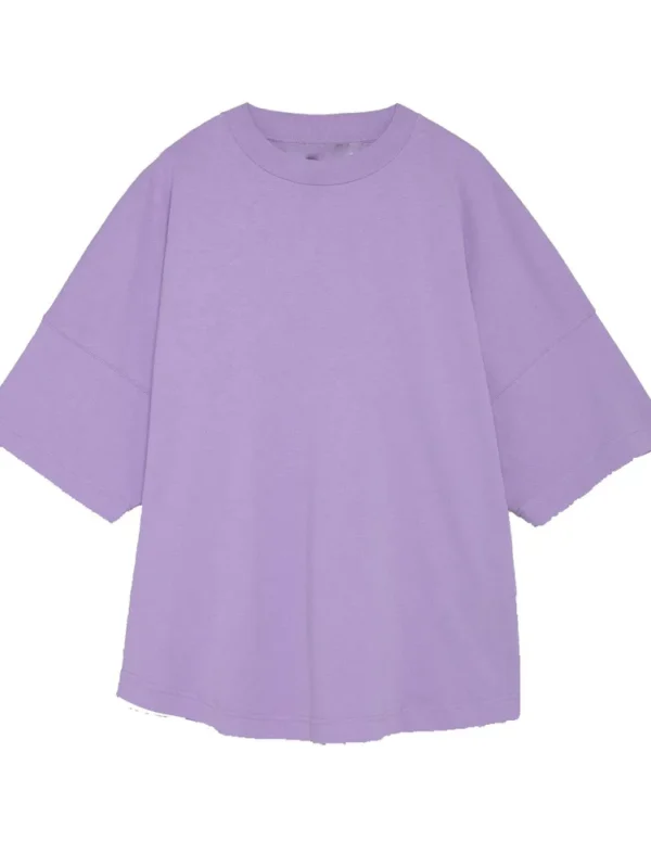 Stylish Black Cotton Oversized T-Shirt for Women