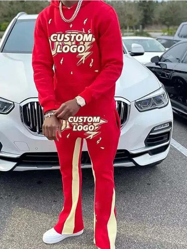 Two-Piece Streetwear Tracksuit for Men