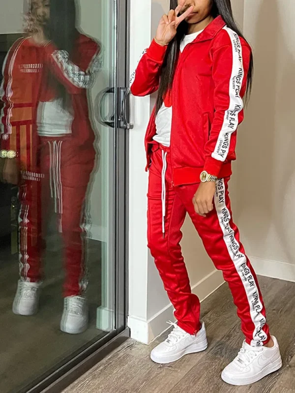 Unisex Designer Tracksuits with Stylish Side Strips