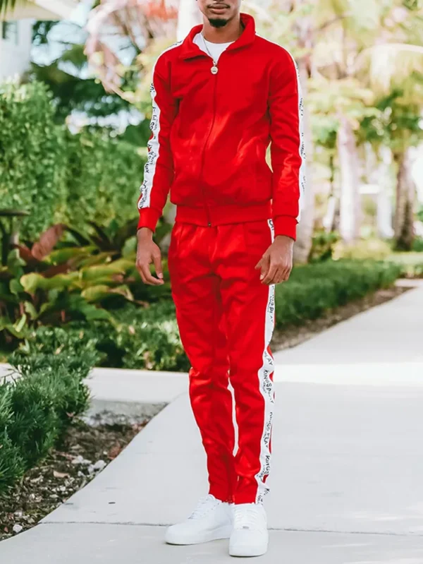 Unisex Designer Tracksuits with Stylish Side Strips