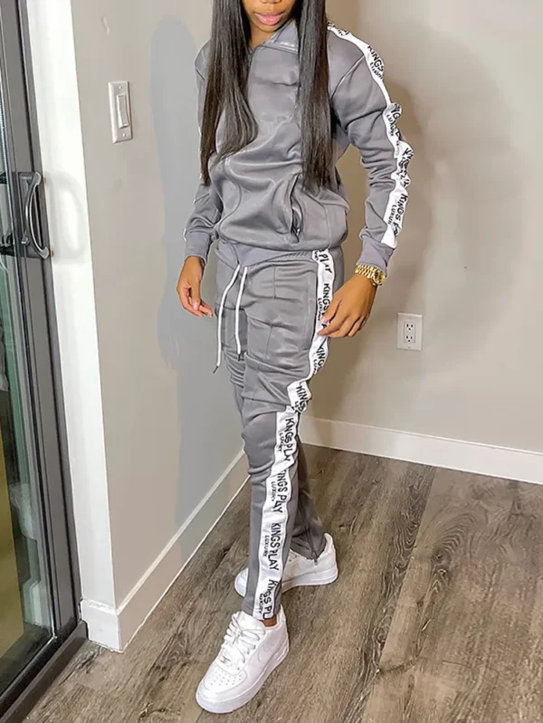 Unisex Designer Tracksuits with Stylish Side Strips