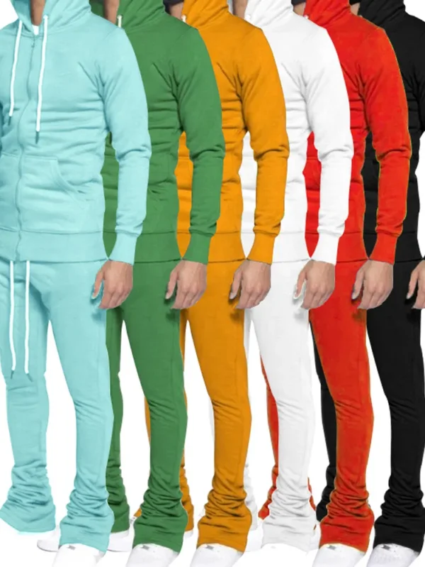 Wholesale Plain Pink Men’s Jogging Suits