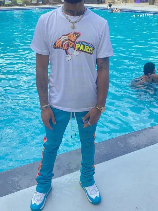 Summer Sportswear: Men's Cotton Two-Piece Set