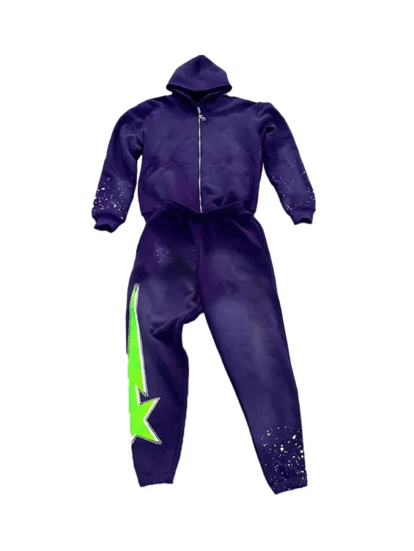 Full Zipper Hoodie and Sweatpants Combo