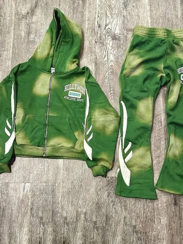 Retro Custom Logo Hoodie and Sweatpants