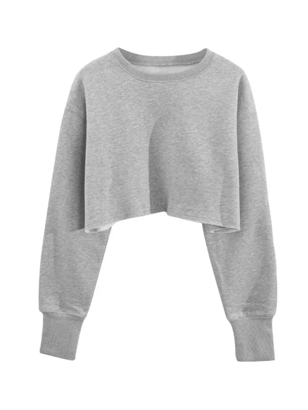 Wholesale Cropped Pullover Hoodies Plus Size