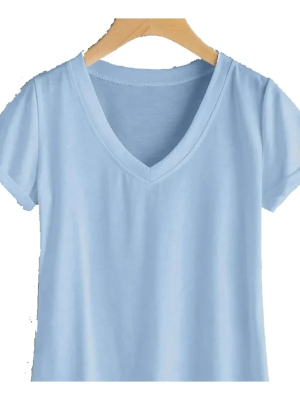 Wholesale Women’s V Neck Graphic T-Shirt Tops