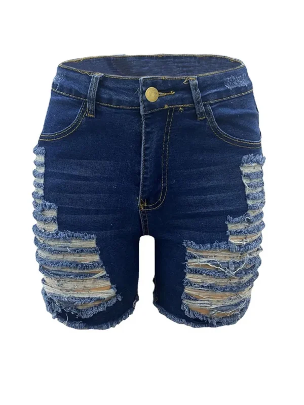 Women’s Cotton Bale Pockets Ripped Jeans