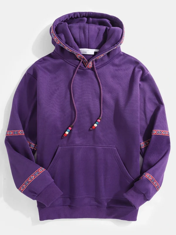 Affordable Men’s Blank Full Sleeve Hoodie with Logo