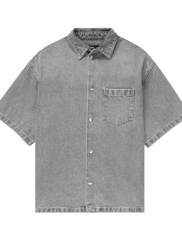 Acid Washed Denim Shirts – Custom Oversized Summer Collection