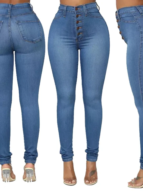 Breathable Cotton Skinny Casual Women’s Jeans